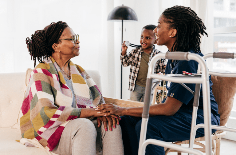 Compassionate at-home caregiving services the elderly or disabled & their families by TLC Caregivers in Pensacola, FL.