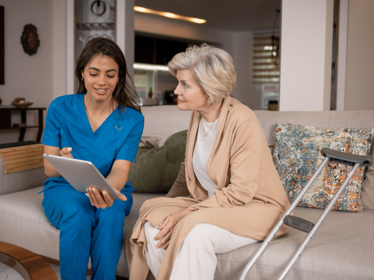 Compassionate at-home caregiving services the elderly or disabled & their families by TLC Caregivers in Pensacola, FL.